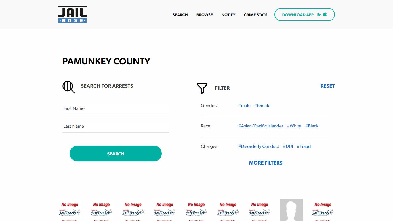 Pamunkey County Jail Inmate Search and Mugshots | JailBase